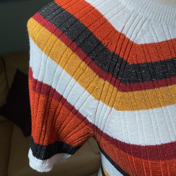 Divided Sweaters - H&M Divided short sleeve striped sweater